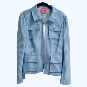 Phoebe Couture Blazer w/ Zip Front Size 12